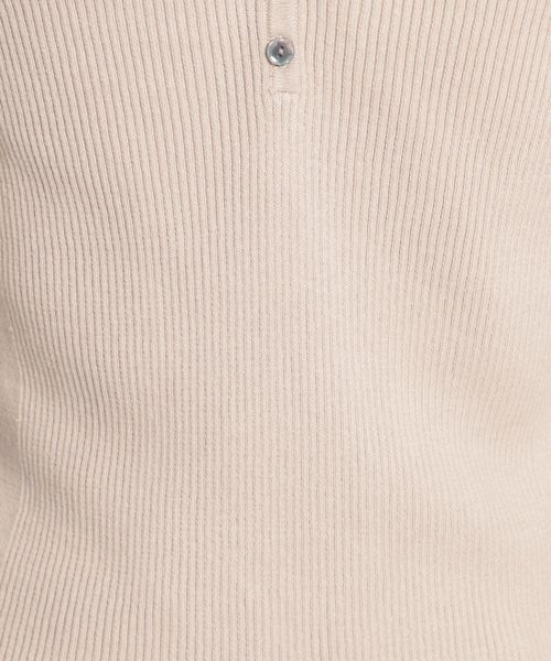 niko and...（ニコアンド）の「ソフトコットン2WAYリブプルオーバー（Tシャツ/カットソー・レディース・ブラック/ベージュ/グリーン/キャメル・MEDIUM/LARGE）」の20枚目の写真