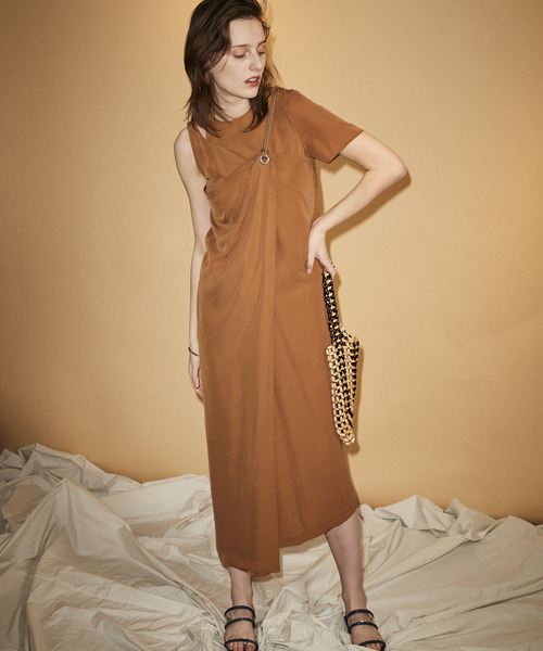 Maison Special メゾンスペシャル の アシメストラップワンピース Maison Special メゾンスペシャル ワンピース Wear