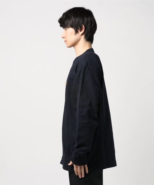 Carhartt WIP（カーハートダブリューアイピー）の「L/S CHASE T-SHIRT（Tシャツ/カットソー・メンズ・ホワイト/ブラック/ダークグリーン/ブラウン/レッド/オレンジ/ヘザーグレー/バーガンディー/ダークネイビー・SMALL/MEDIUM/LARGE/X-LARGE/XX-LARGE/X-SMALL）」の11枚目の写真