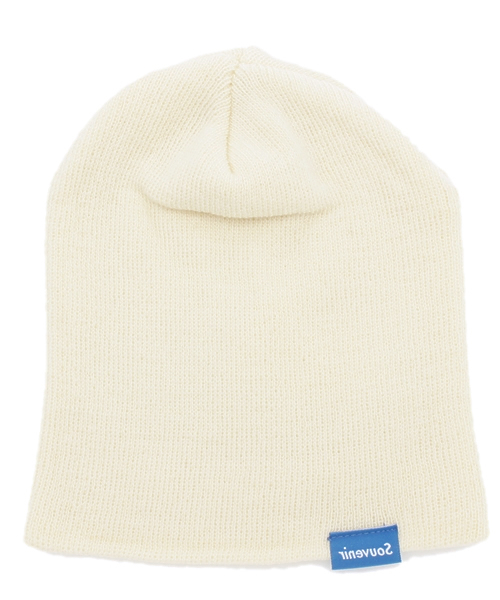 WHO'S WHO gallery（フーズフーギャラリー）の「【rinevuos】ショートビーニー（ニットキャップ/ビーニー・メンズ・ブラック/ホワイト/ネイビー/ワインレッド/ブルー/レッド・FREE）」の3枚目の写真