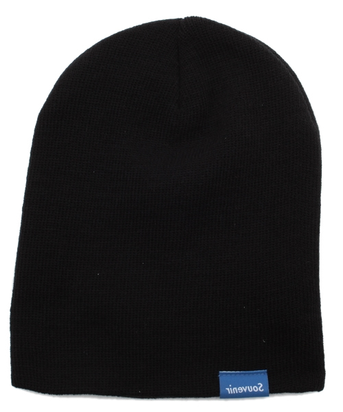 WHO'S WHO gallery（フーズフーギャラリー）の「【rinevuos】ショートビーニー（ニットキャップ/ビーニー・メンズ・ブラック/ホワイト/ネイビー/ワインレッド/ブルー/レッド・FREE）」の4枚目の写真