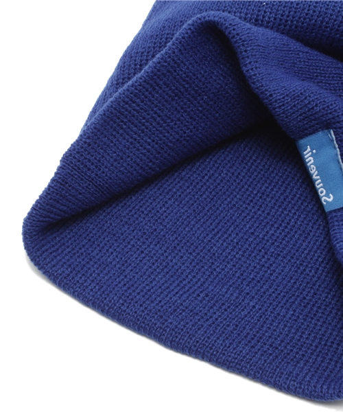 WHO'S WHO gallery（フーズフーギャラリー）の「【rinevuos】ショートビーニー（ニットキャップ/ビーニー・メンズ・ブラック/ホワイト/ネイビー/ワインレッド/ブルー/レッド・FREE）」の9枚目の写真