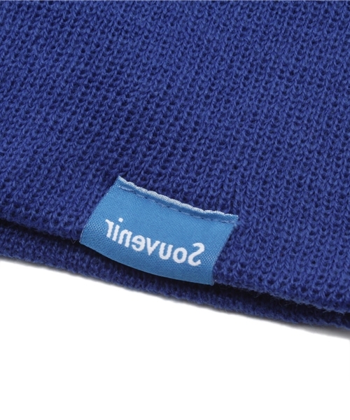 WHO'S WHO gallery（フーズフーギャラリー）の「【rinevuos】ショートビーニー（ニットキャップ/ビーニー・メンズ・ブラック/ホワイト/ネイビー/ワインレッド/ブルー/レッド・FREE）」の8枚目の写真