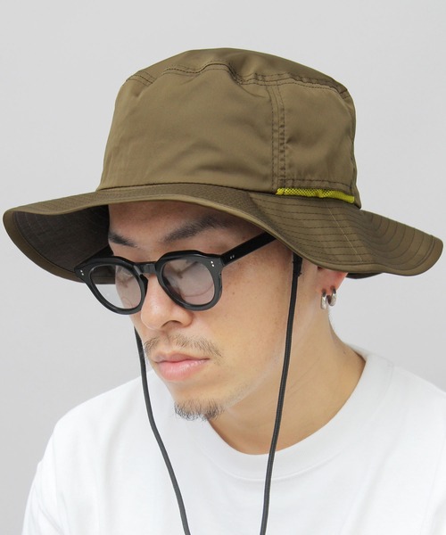 A.M.S.(エーエムエス)の「撥水加工ポリエステル 軽量 ソフト アドベンチャーハット 99.9%UVカットモデル(ハット・メンズ・ブラック/パープル/ネイビー/グレー/カーキ/カモフラージュ/ベージュ/レッド/ブルー/グリーン/ホワイト系その他2/ブラック系その他2/ブルー系その他2/ブルー系その他3/イエロー系その他3/オレンジ系その他3/グレー系その他/ブラック系その他4/ブルー系その他4・M)」の8枚目の写真