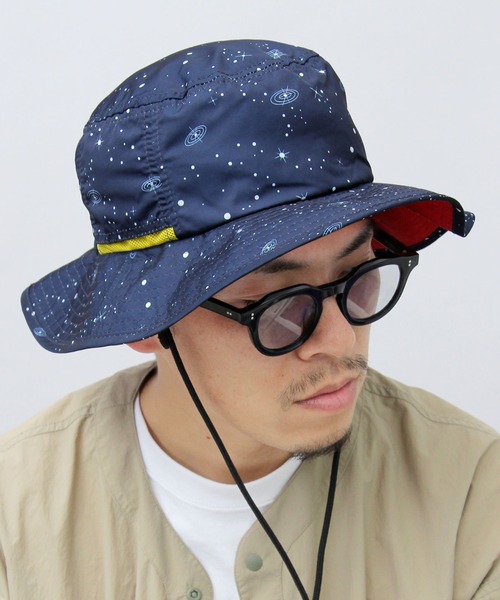 A.M.S.(エーエムエス)の「撥水加工ポリエステル 軽量 ソフト アドベンチャーハット 99.9%UVカットモデル(ハット・メンズ・ブラック/パープル/ネイビー/グレー/カーキ/カモフラージュ/ベージュ/レッド/ブルー/グリーン/ホワイト系その他2/ブラック系その他2/ブルー系その他2/ブルー系その他3/イエロー系その他3/オレンジ系その他3/グレー系その他/ブラック系その他4/ブルー系その他4・M)」の12枚目の写真