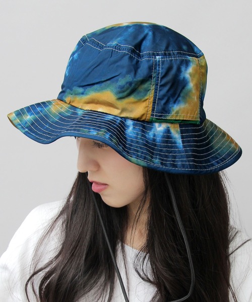 A.M.S.(エーエムエス)の「撥水加工ポリエステル 軽量 ソフト アドベンチャーハット 99.9%UVカットモデル(ハット・メンズ・ブラック/パープル/ネイビー/グレー/カーキ/カモフラージュ/ベージュ/レッド/ブルー/グリーン/ホワイト系その他2/ブラック系その他2/ブルー系その他2/ブルー系その他3/イエロー系その他3/オレンジ系その他3/グレー系その他/ブラック系その他4/ブルー系その他4・M)」の13枚目の写真