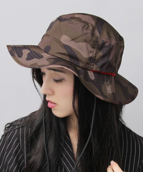 A.M.S.(エーエムエス)の「撥水加工ポリエステル 軽量 ソフト アドベンチャーハット 99.9%UVカットモデル(ハット・メンズ・ブラック/パープル/ネイビー/グレー/カーキ/カモフラージュ/ベージュ/レッド/ブルー/グリーン/ホワイト系その他2/ブラック系その他2/ブルー系その他2/ブルー系その他3/イエロー系その他3/オレンジ系その他3/グレー系その他/ブラック系その他4/ブルー系その他4・M)」の19枚目の写真