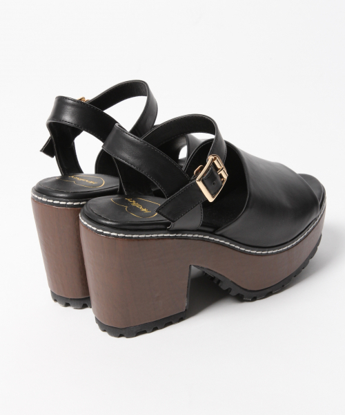 Heather（ヘザー）の「ヒールサボサンダル　837644（サンダル・レディース・ブラック/ブラウン系その他/アニマル・MEDIUM/LARGE）」の9枚目の写真