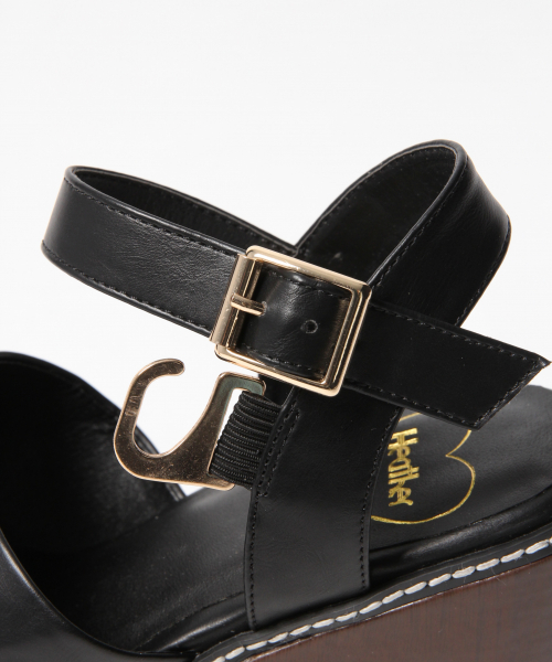 Heather（ヘザー）の「ヒールサボサンダル　837644（サンダル・レディース・ブラック/ブラウン系その他/アニマル・MEDIUM/LARGE）」の5枚目の写真