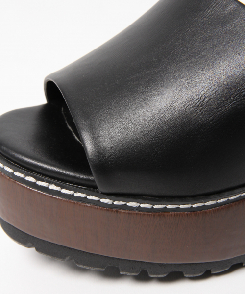 Heather（ヘザー）の「ヒールサボサンダル　837644（サンダル・レディース・ブラック/ブラウン系その他/アニマル・MEDIUM/LARGE）」の10枚目の写真