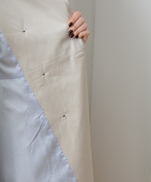 Khaju（カージュ）の「Khaju:トレンチコート□（トレンチコート・レディース・ライトグレー/ベージュ/ベージュ系その他・36/38）」の5枚目の写真