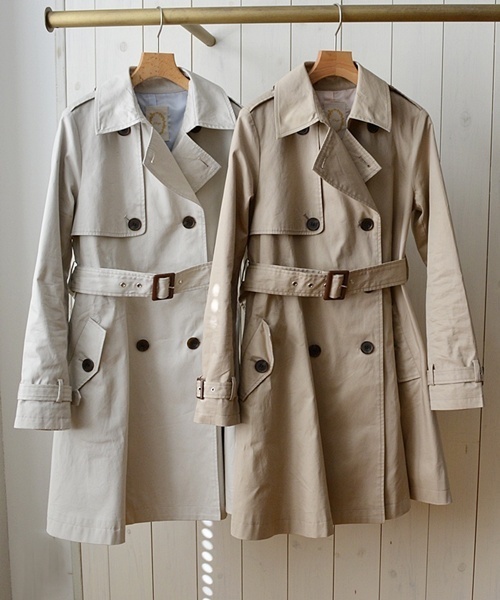 Khaju（カージュ）の「Khaju:トレンチコート□（トレンチコート・レディース・ライトグレー/ベージュ/ベージュ系その他・36/38）」の6枚目の写真