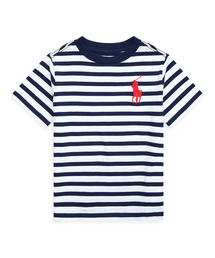 POLO RALPH LAUREN CHILDRENSWEAR | ストライプド コットン ジャージー Tシャツ(Tシャツ/カットソー)