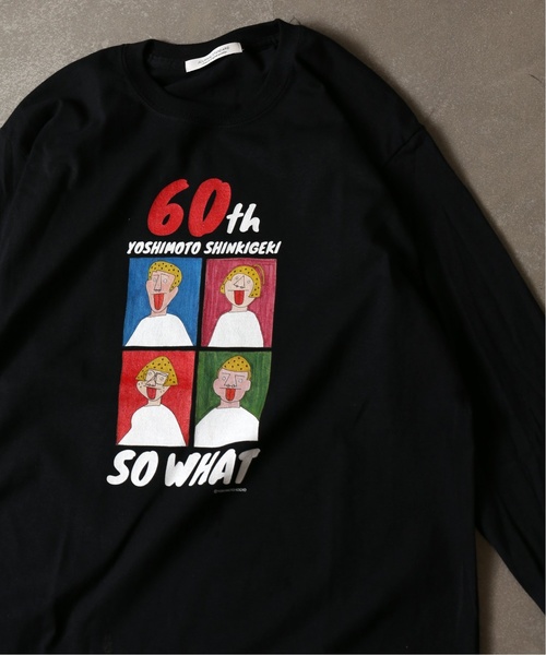 新品ジャーナルスタンダードラックス SUNDAY SMILE ロンT black PUNK SMILE ロングスリーブTシャツ BLACK | 4u_parisamsterdam