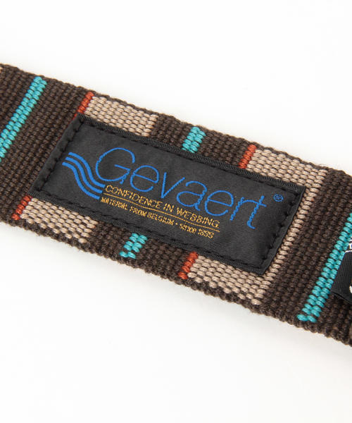 GEVAERT（ゲバルト）の「GEVAERT / マルチボーダー リバーシブル ベルト（ベルト・メンズ・ブラウン/ピンク/レッド/ライトブルー・ONE SIZE）」の15枚目の写真