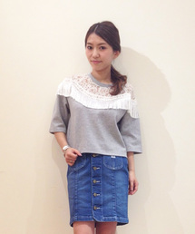 Another Edition | AE LACE×フリンジ PO(Tシャツ/カットソー)