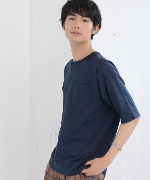 coen（コーエン）の「ガゼットスラブハーフスリーブTシャツ（Tシャツ/カットソー・メンズ・ケリー/オレンジ系その他/ホワイト/ネイビー・LARGE/MEDIUM/SMALL/X-LARGE）」の3枚目の写真