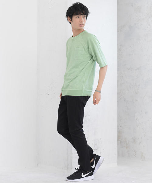 coen（コーエン）の「ガゼットスラブハーフスリーブTシャツ（Tシャツ/カットソー・メンズ・ケリー/オレンジ系その他/ホワイト/ネイビー・LARGE/MEDIUM/SMALL/X-LARGE）」の5枚目の写真