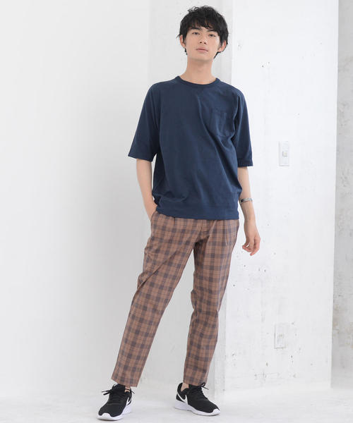 coen（コーエン）の「ガゼットスラブハーフスリーブTシャツ（Tシャツ/カットソー・メンズ・ケリー/オレンジ系その他/ホワイト/ネイビー・LARGE/MEDIUM/SMALL/X-LARGE）」の21枚目の写真