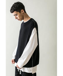 MONKEY TIME | ＜monkey time＞ COTTON AZE CROPPED VEST/クロップドベスト(ベスト)