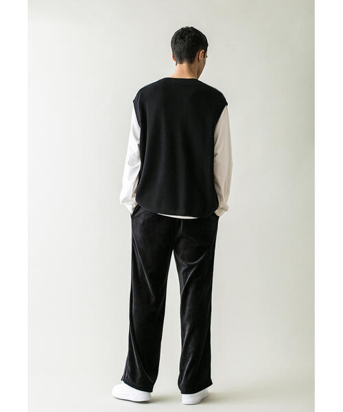 MONKEY TIME（モンキータイム）の「＜monkey time＞ COTTON AZE CROPPED VEST/クロップドベスト（ベスト・メンズ・ブラック/ワインレッド/ベージュ・LARGE/MEDIUM）」の9枚目の写真