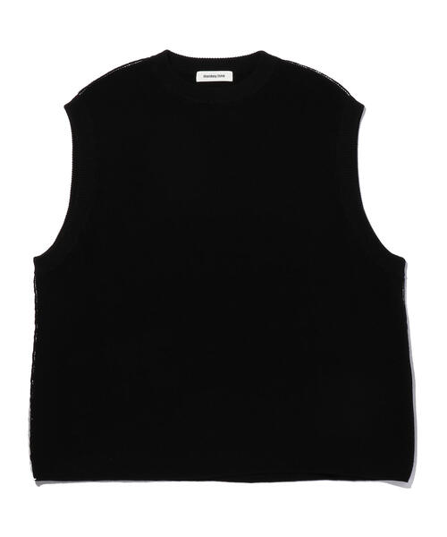 MONKEY TIME（モンキータイム）の「＜monkey time＞ COTTON AZE CROPPED VEST/クロップドベスト（ベスト・メンズ・ブラック/ワインレッド/ベージュ・LARGE/MEDIUM）」の20枚目の写真