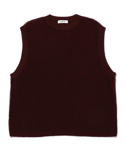 MONKEY TIME（モンキータイム）の「＜monkey time＞ COTTON AZE CROPPED VEST/クロップドベスト（ベスト・メンズ・ブラック/ワインレッド/ベージュ・LARGE/MEDIUM）」の21枚目の写真