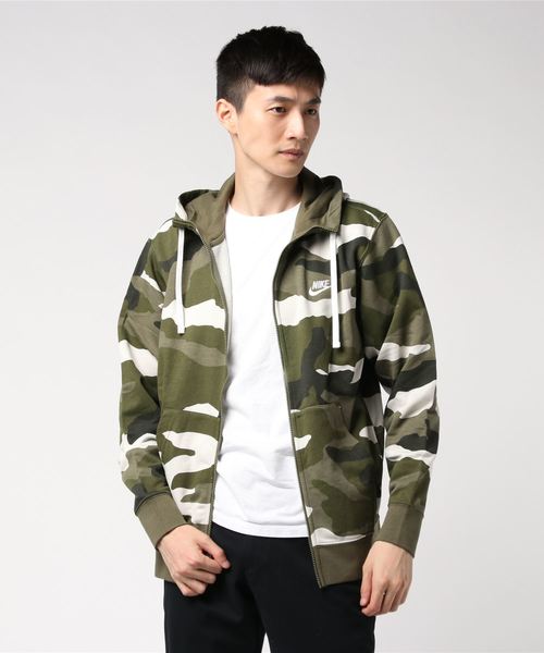 NIKE（ナイキ）の「NIKE ナイキ M クラブ フレンチテリー CAMO FZ