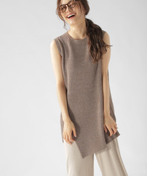 BAYFLOW | イレギュラーヘムベスト(ニット/セーター)