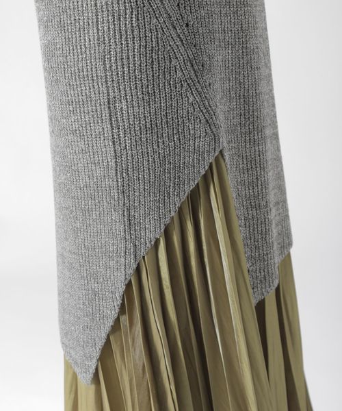 BAYFLOW(ベイフロー)の「イレギュラーヘムベスト(ニット/セーター・レディース・グレー/マスタード/ブラウン・FREE)」の22枚目の写真