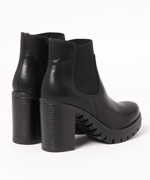 YOSUKE(ヨースケ)の「「YOSUKE/ヨースケ」厚底サイドゴアショートブーツ(ブーツ・レディース・ブラック/ブラウン/グレー・40/38/39/41/36/37)」の4枚目の写真