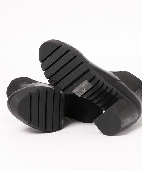 YOSUKE(ヨースケ)の「「YOSUKE/ヨースケ」厚底サイドゴアショートブーツ(ブーツ・レディース・ブラック/ブラウン/グレー・40/38/39/41/36/37)」の5枚目の写真