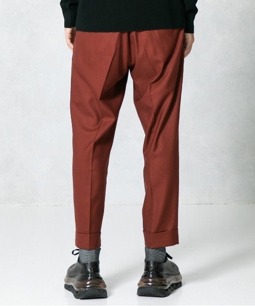 UNITED TOKYO（ユナイテッドトウキョウ）の「フラノカラースラックス（スラックス・メンズ・パープル/グリーン/レンガ・1/2/3）」の12枚目の写真
