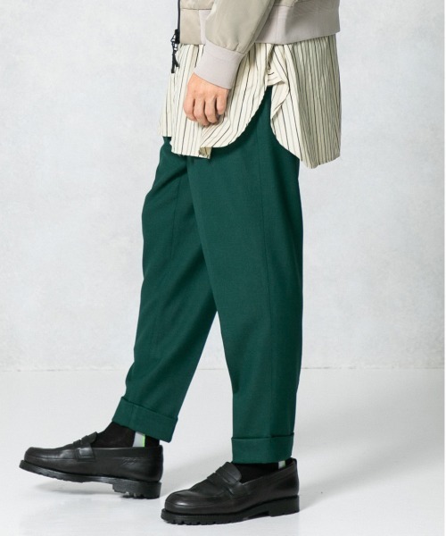 UNITED TOKYO（ユナイテッドトウキョウ）の「フラノカラースラックス（スラックス・メンズ・パープル/グリーン/レンガ・1/2/3）」の5枚目の写真