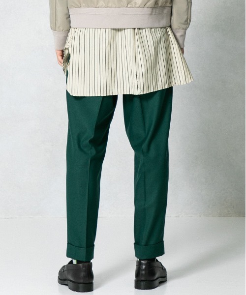 UNITED TOKYO（ユナイテッドトウキョウ）の「フラノカラースラックス（スラックス・メンズ・パープル/グリーン/レンガ・1/2/3）」の6枚目の写真