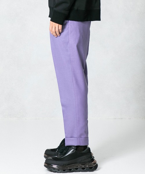 UNITED TOKYO（ユナイテッドトウキョウ）の「フラノカラースラックス（スラックス・メンズ・パープル/グリーン/レンガ・1/2/3）」の8枚目の写真