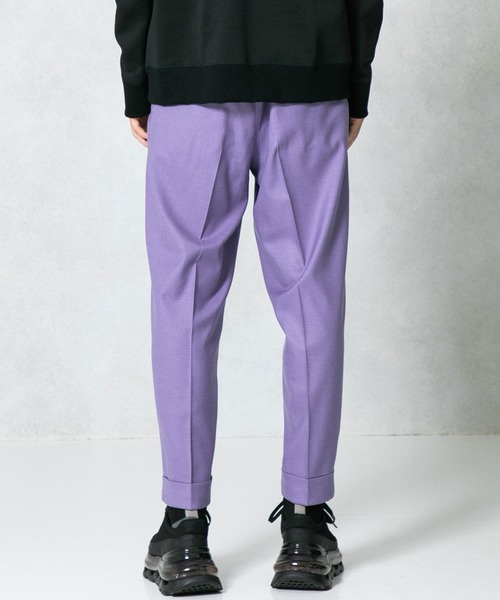 UNITED TOKYO（ユナイテッドトウキョウ）の「フラノカラースラックス（スラックス・メンズ・パープル/グリーン/レンガ・1/2/3）」の9枚目の写真