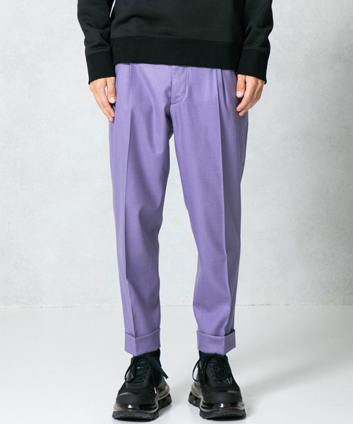 UNITED TOKYO（ユナイテッドトウキョウ）の「フラノカラースラックス（スラックス・メンズ・パープル/グリーン/レンガ・1/2/3）」の11枚目の写真