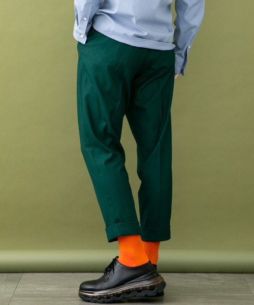 UNITED TOKYO（ユナイテッドトウキョウ）の「フラノカラースラックス（スラックス・メンズ・パープル/グリーン/レンガ・1/2/3）」の18枚目の写真