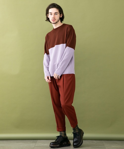 UNITED TOKYO（ユナイテッドトウキョウ）の「フラノカラースラックス（スラックス・メンズ・パープル/グリーン/レンガ・1/2/3）」の16枚目の写真