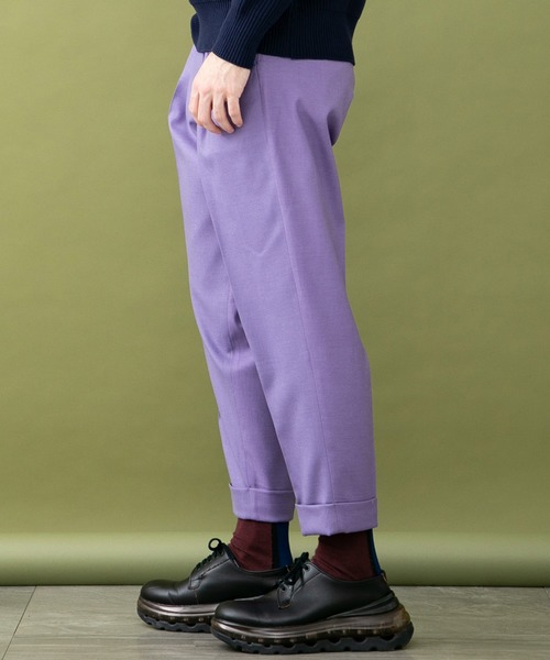 UNITED TOKYO（ユナイテッドトウキョウ）の「フラノカラースラックス（スラックス・メンズ・パープル/グリーン/レンガ・1/2/3）」の22枚目の写真