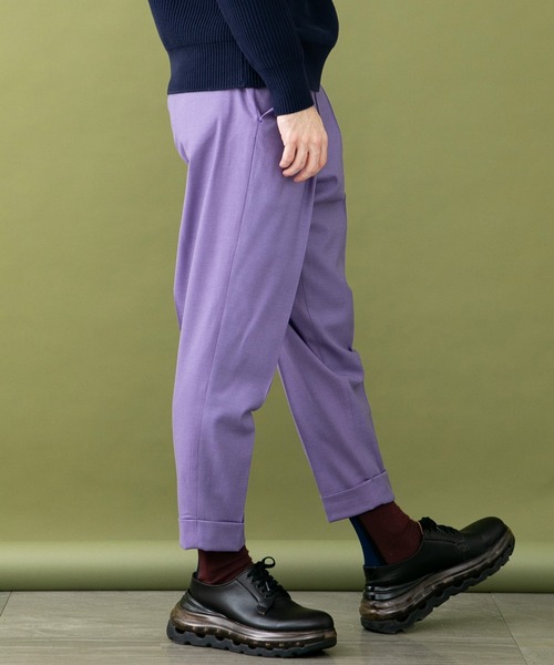 UNITED TOKYO（ユナイテッドトウキョウ）の「フラノカラースラックス（スラックス・メンズ・パープル/グリーン/レンガ・1/2/3）」の20枚目の写真