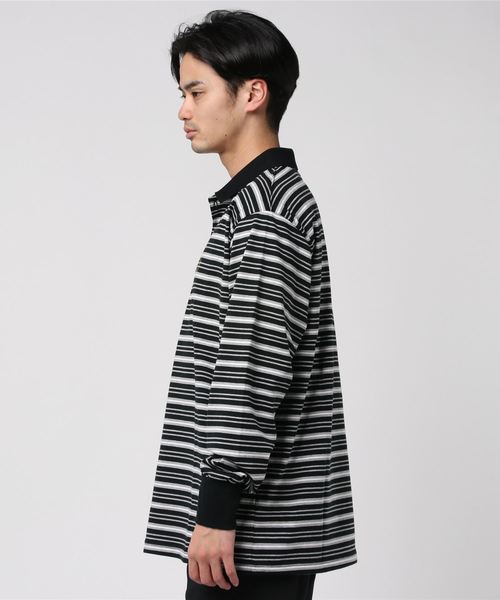 FTC（エフティーシー）の「STRIPE L/S POLO（ポロシャツ）」 - WEAR