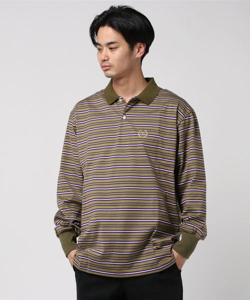 FTC ストライプポロシャツ FTC(エフティーシー)/ STRIPE KNIT POLO -3.COLOR- | E.S.P.