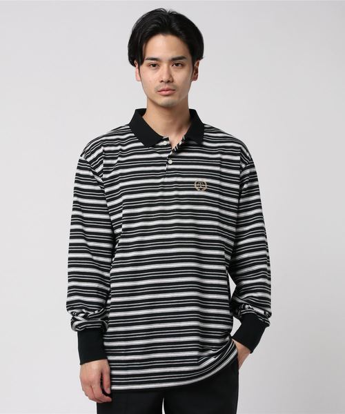 FTC ストライプポロシャツ FTC（エフティーシー）の「STRIPE L/S POLO（ポロシャツ）」 - WEAR
