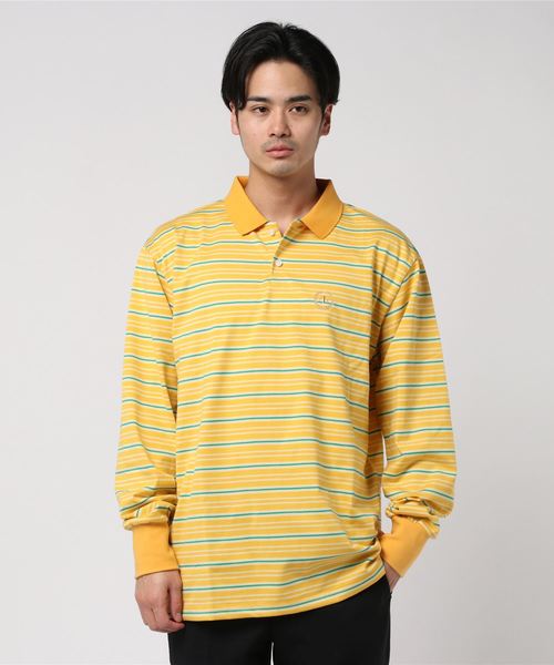 FTC ストライプポロシャツ FTC（エフティーシー）の「STRIPE L/S POLO（ポロシャツ）」 - WEAR