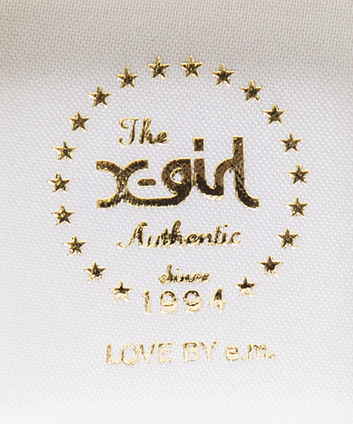 X-girl（エックスガール）の「X-girl LOVE BY e.m. GOLD NECKLACE 