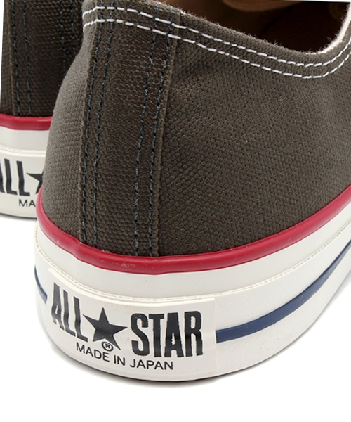 CONVERSE（コンバース）の「ユニセックス 日本製 コンバース オールスター CONVERSE CV ALL STAR J OX（スニーカー・メンズ・ダークグレー/ホワイト/ブラック・27.5cm/23.5cm/27cm/29cm/23cm/26.5cm/24cm/28cm/24.5cm）」の7枚目の写真