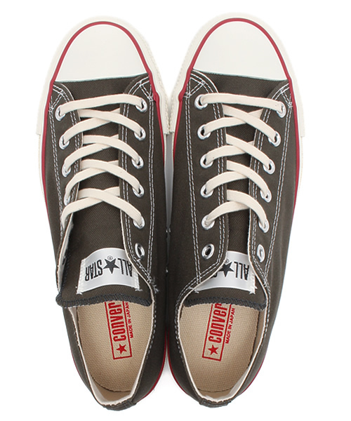 CONVERSE（コンバース）の「ユニセックス 日本製 コンバース オールスター CONVERSE CV ALL STAR J OX（スニーカー・メンズ・ダークグレー/ホワイト/ブラック・27.5cm/23.5cm/27cm/29cm/23cm/26.5cm/24cm/28cm/24.5cm）」の8枚目の写真