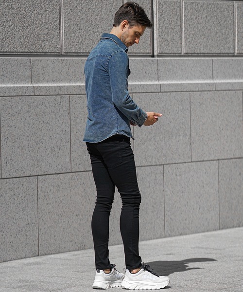 ラグスタイル LUXSTYLE ハードダメージ加工カットオフアンクルデニムスキニーパンツ/デニム パンツ スキニー アンクル ダメージ カットオフ  （85インディゴ） - ファッション通販 MAGASEEK(マガシーク) ★LUXSTYLE スキニー アンクル ダメージ デニム　ブルー　 XL★